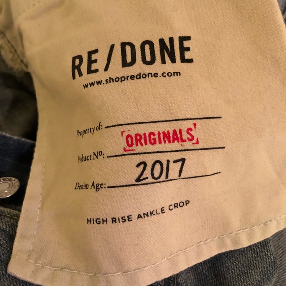 RE / DONE ankle crop jeans✨✨ - Picture 4 of 6
